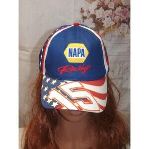 NAPA Racing Hat Cap #15 Adjustable Napa Auto Parts Patriotic Hat Unisex NEW